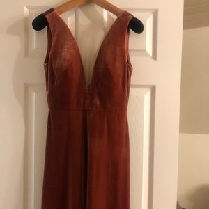 Anthropologie Size 10 velvet dress
